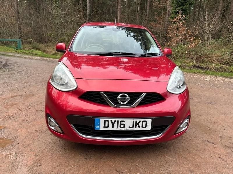 Used Nissan Micra Acenta 80 HP (58 kW) 2016 Red Hatchback