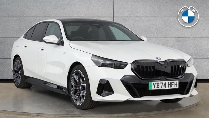White Used 2024 BMW i5 M Sport Sedan | £48,150 (Expensive) - Image 1/4