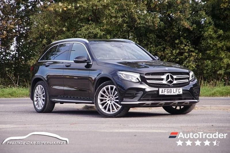 Black Used 2018 Mercedes GLC250 AMG line SUV | £21,699 (Fair price) - Image 1/4