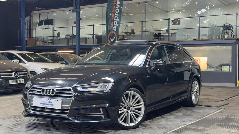 Used Audi A4 S-Line 190 HP (139 kW) 2017 Black Estate