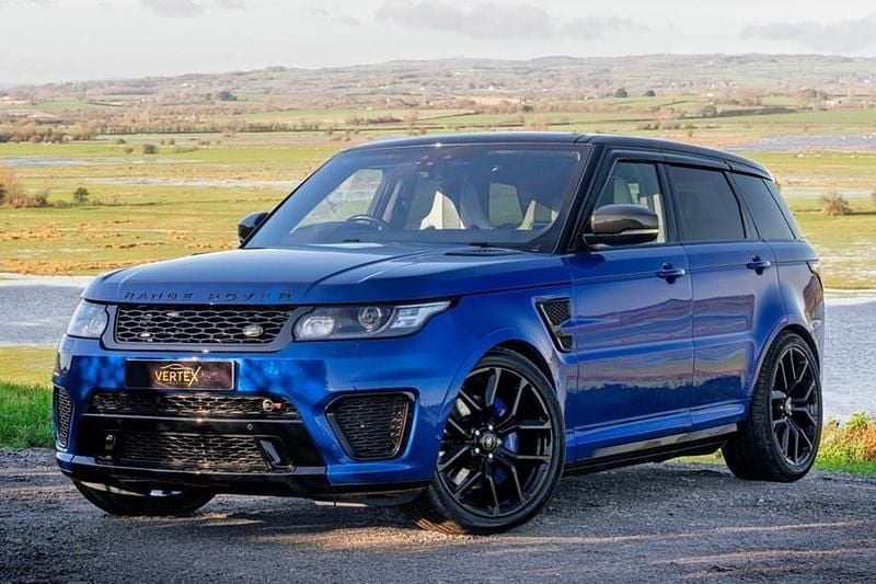 Used Land Rover Range Rover Sport SVR 550 HP (404 kW) 2017 Blue SUV