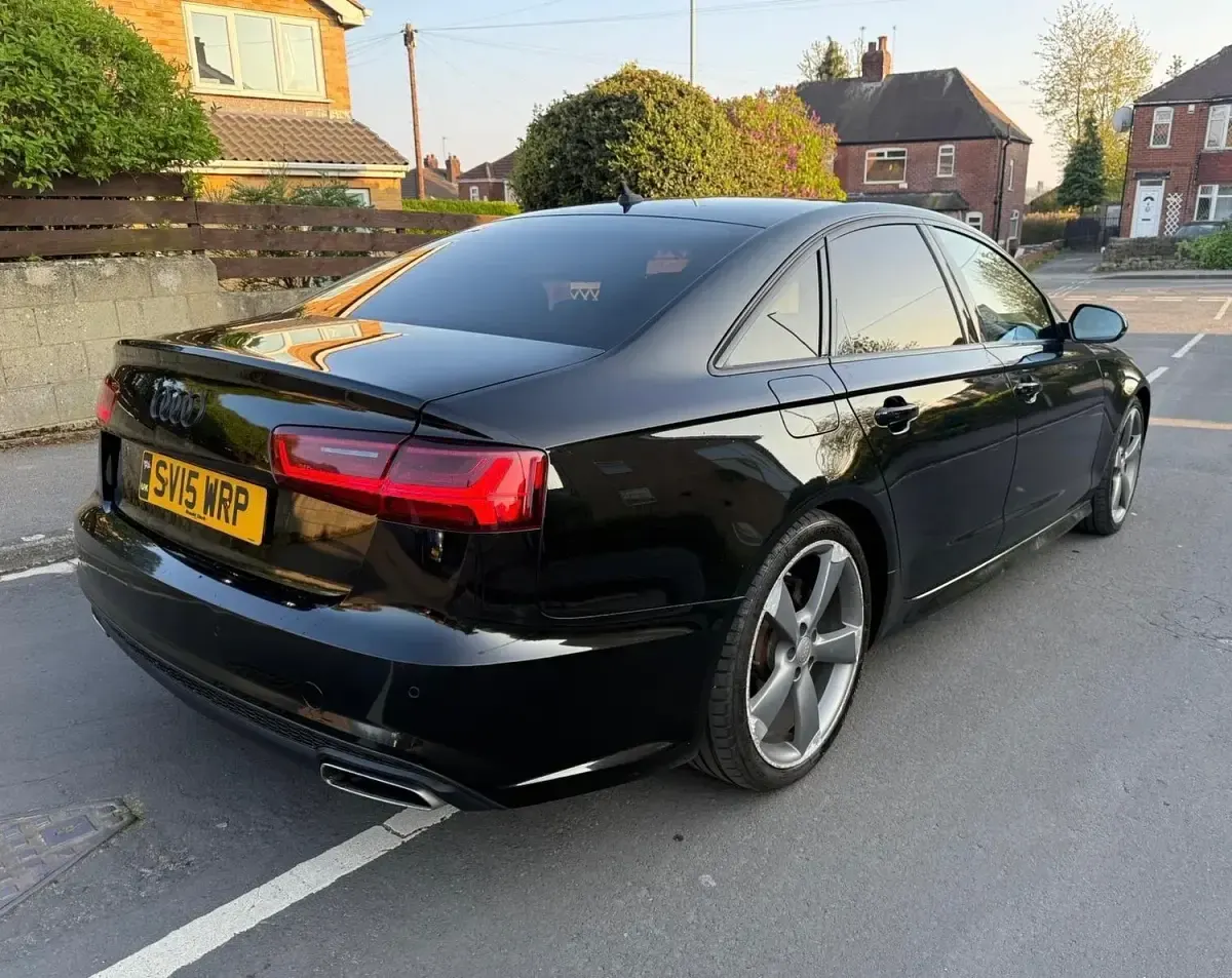 Used Audi A6 Black Edition 190 HP (139 kW) 2015 Black Sedan