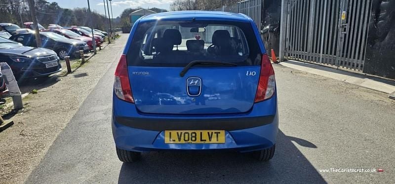Usado Hyundai i10 Comfort 66 HP (48 kW) 2008 Azul Citadino