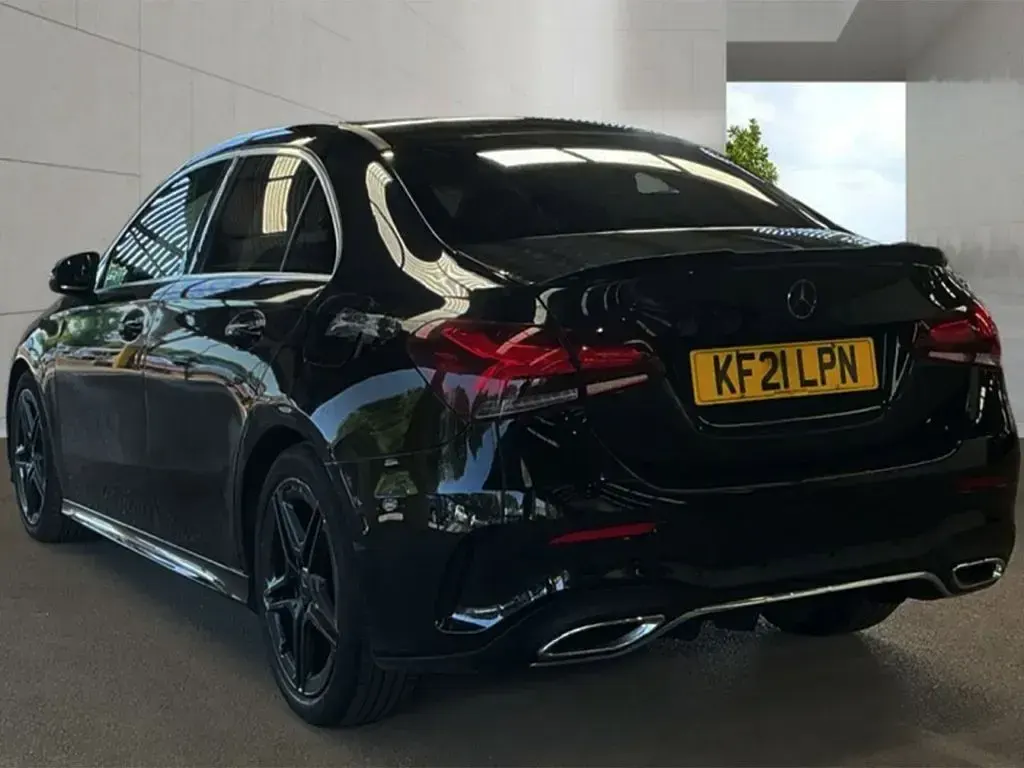 Used Mercedes A180 AMG line 2021 Black Sedan