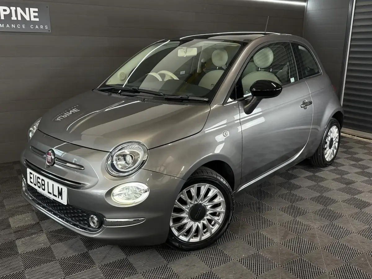 Used Fiat 500 Lounge 69 HP (50 kW) 2018 Grey Hatchback