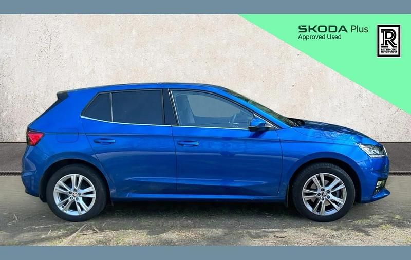 Used Skoda Fabia SE L 113 HP (83 kW) 2024 Blue Hatchback