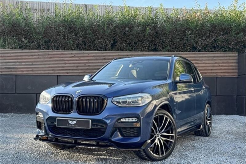 Blue Used 2018 BMW X3 M Sport SUV | £21,590 (Fair price) - Image 1/4