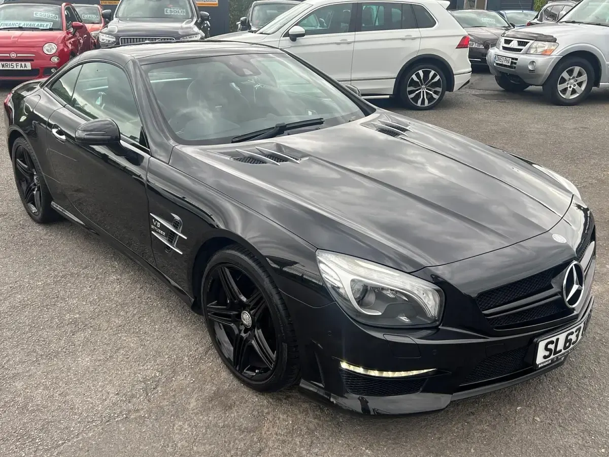 Used Mercedes SL63 AMG 537 HP (394 kW) 2013 Black Cabriolet