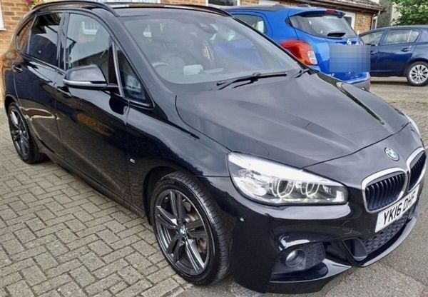 Black Used 2016 BMW 220 M Sport MPV | £8,249 (Fair price) - Image 1/1