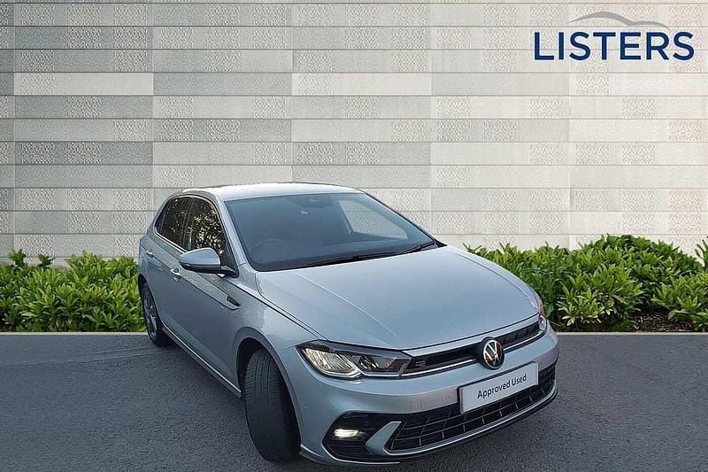 Silver Used 2022 VW Polo R-line Hatchback | £15,443 (Fair price) - Image 1/4
