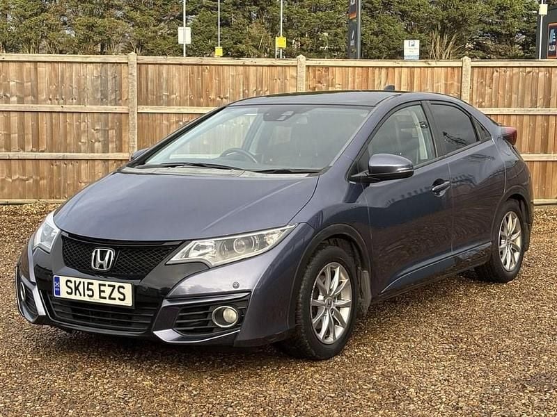 Blue Used 2015 Honda Civic SR Hatchback | £6,900 (Fair price) - Image 1/4