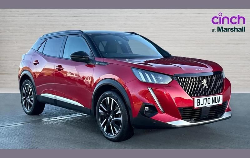 Red Used 2020 Peugeot 2008 GT-line SUV | £12,471 (Fair price) - Image 1/4