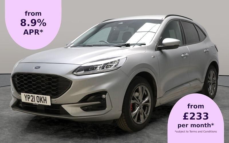 Silver Used 2021 Ford Kuga ST-Line SUV | £16,819 (Good price) - Image 1/2