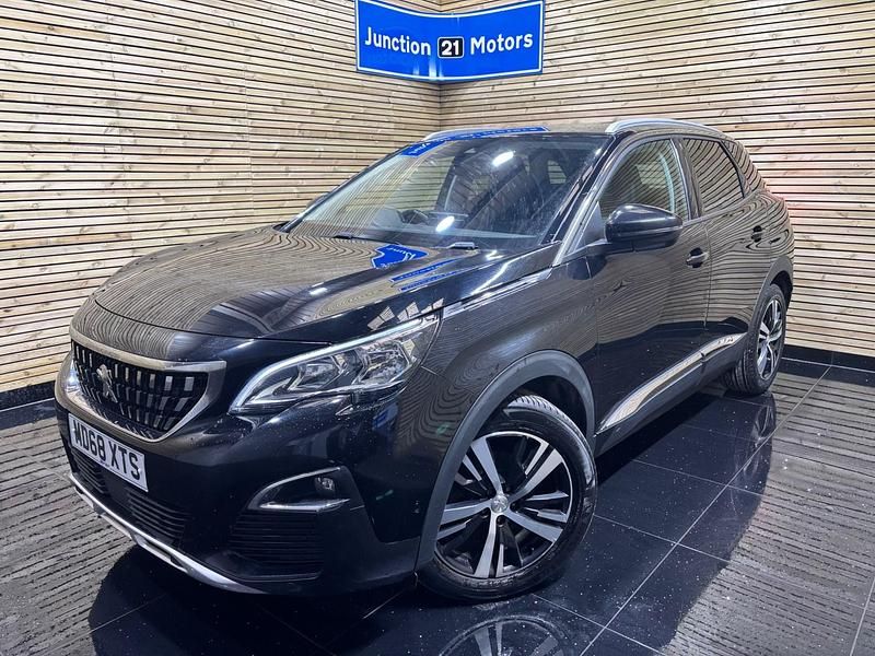 Black Used 2019 Peugeot 3008 Allure SUV | £8,490 (A bit pricey) - Image 1/4