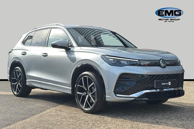 Silver Used 2025 VW Tiguan R-line SUV | £33,409 (A bit pricey) - Image 1/3