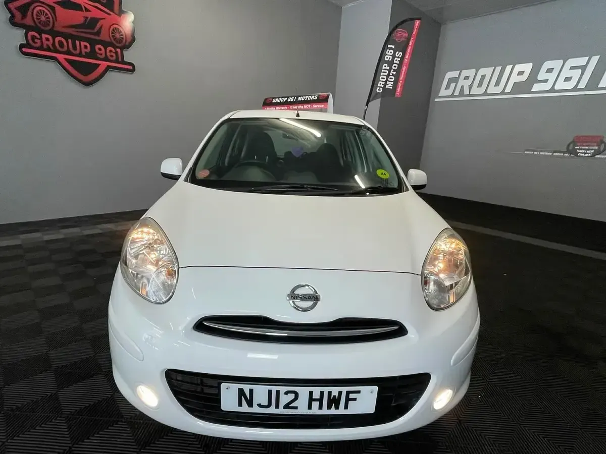 Used Nissan Micra Acenta 80 HP (58 kW) 2012 White Hatchback