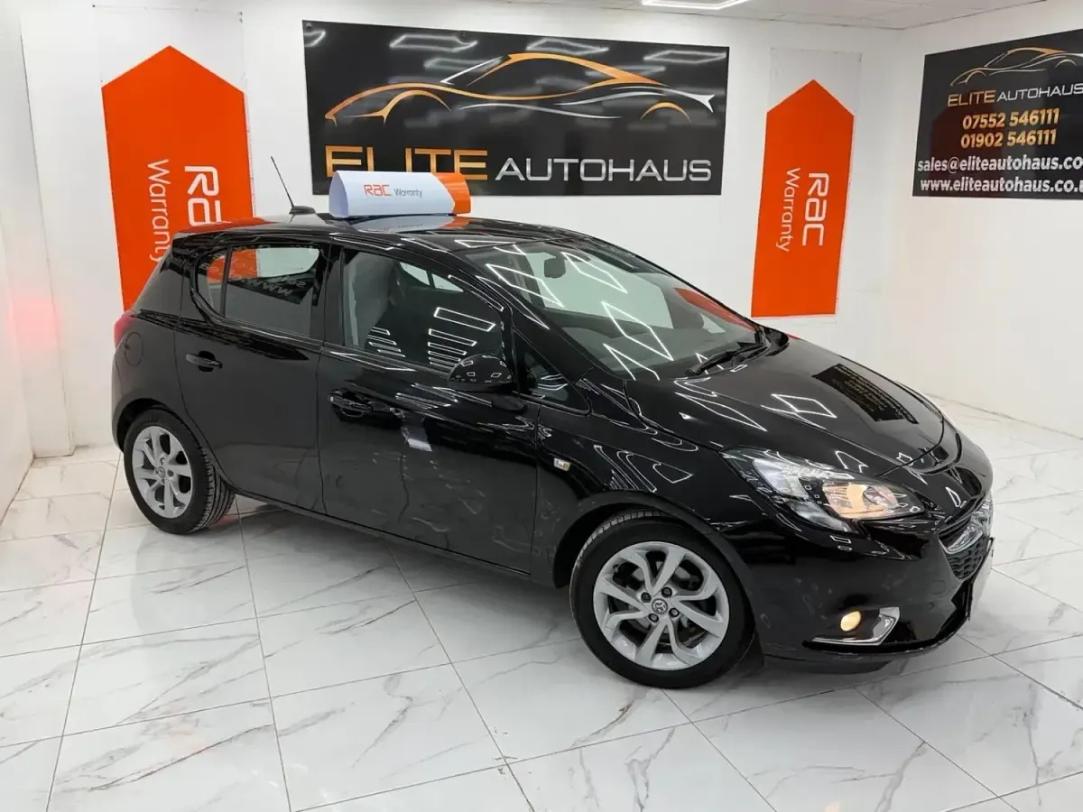 Used Vauxhall Corsa 90 HP (66 kW) 2018 Black Hatchback