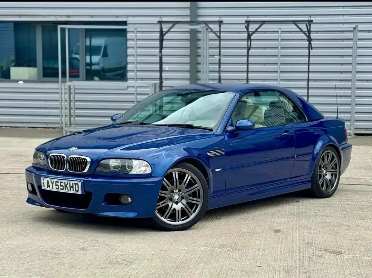 Begagnad BMW M3 Cabriolet 2005 Blå Cab
