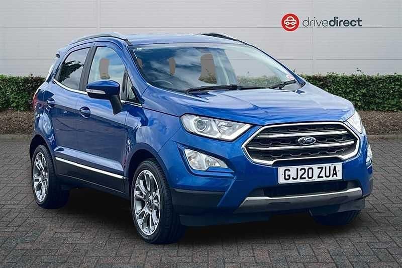 Blue Used 2020 Ford Ecosport Titanium SUV | £11,298 (Fair price) - Image 1/4