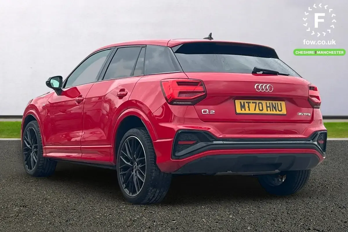 Used Audi Q2 Black Edition 150 HP (110 kW) 2020 Red SUV