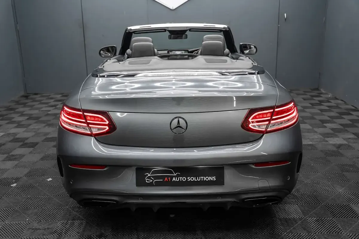 Used Mercedes C300 AMG Line Premium 245 HP (180 kW) 2018 Grey Cabriolet