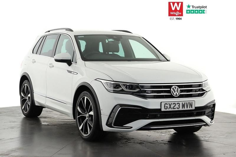 White Used 2023 VW Tiguan R-line SUV | £30,799 (A bit pricey) - Image 1/4