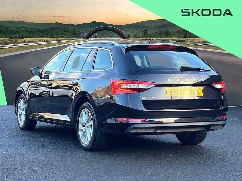 Used Skoda Superb SE Technology 148 HP (108 kW) 2023 Black magic pearl effect Estate