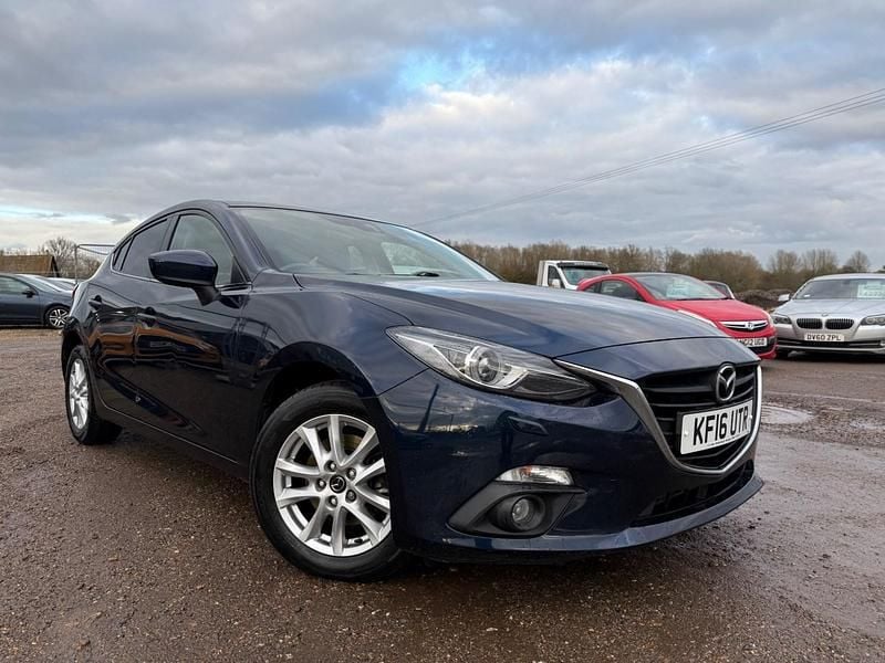 Used Mazda 3 150 HP (110 kW) 2016 Blue Hatchback