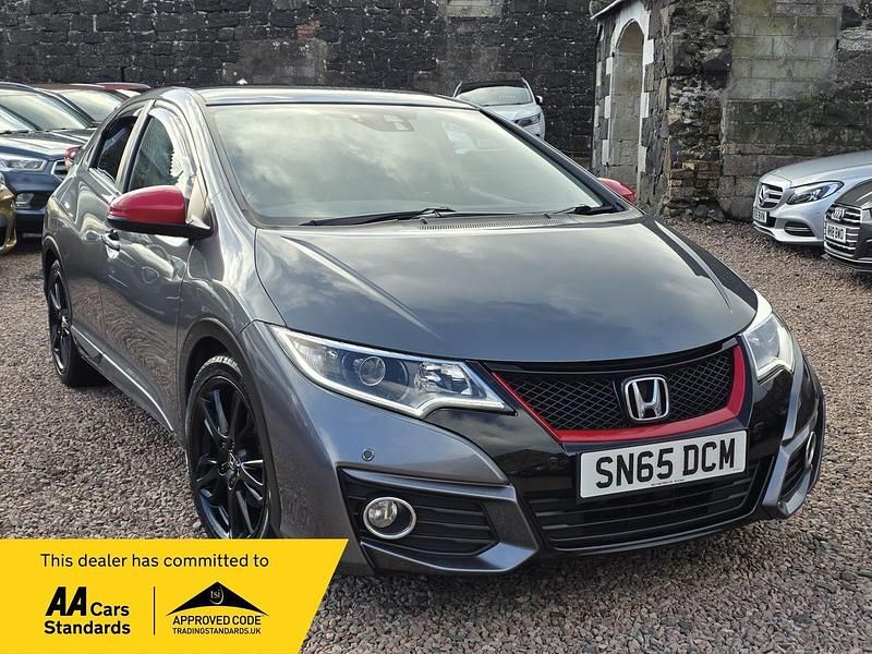 Grey Used 2015 Honda Civic SR Hatchback | £7,550 (Fair price) - Image 1/4