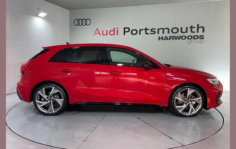 Used Audi A3 Black Edition 150 HP (110 kW) 2025 Red Hatchback