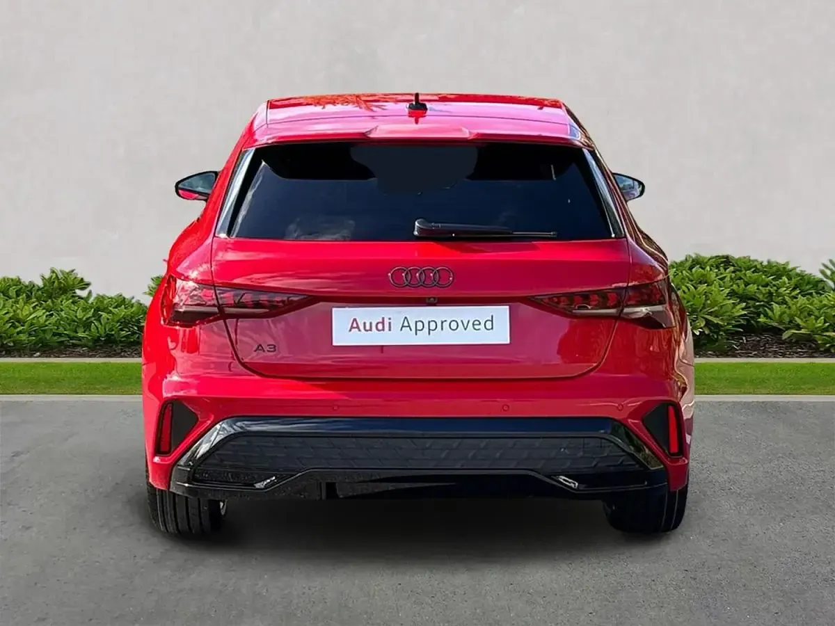 Used Audi A3 Black Edition 147 HP (108 kW) 2025 Red Hatchback
