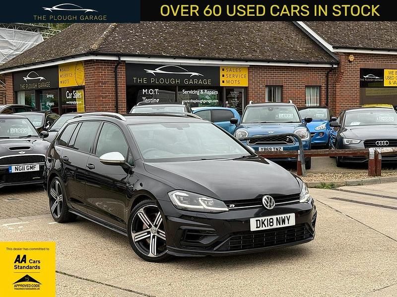 Black Used 2018 VW Golf VII R Estate | £17,995 (Fair price) - Image 1/4