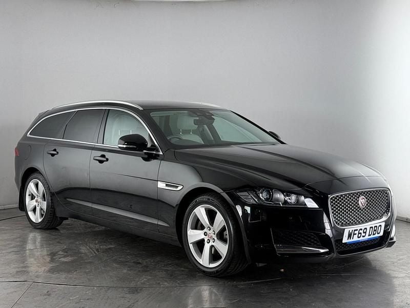 Black Used 2020 Jaguar XF Sportbrake Portfolio Estate | £15,150 (Fair price) - Image 1/3
