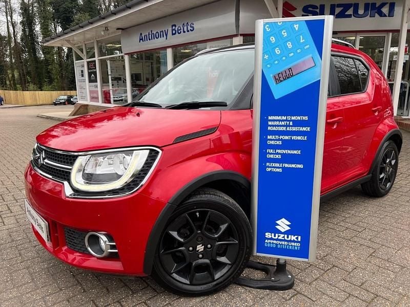Used Suzuki Ignis SZ5 90 HP (66 kW) 2017 Red/black SUV