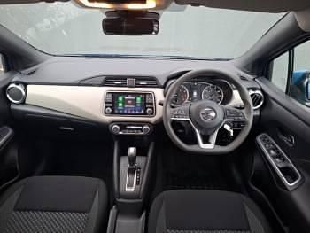 Used Nissan Micra Acenta 92 HP (67 kW) 2021 Blue Hatchback
