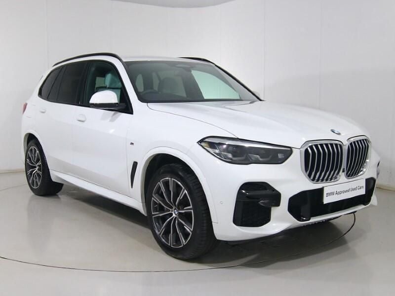 White Used 2022 BMW X5 M Sport SUV | £44,995 (Good price) - Image 1/4
