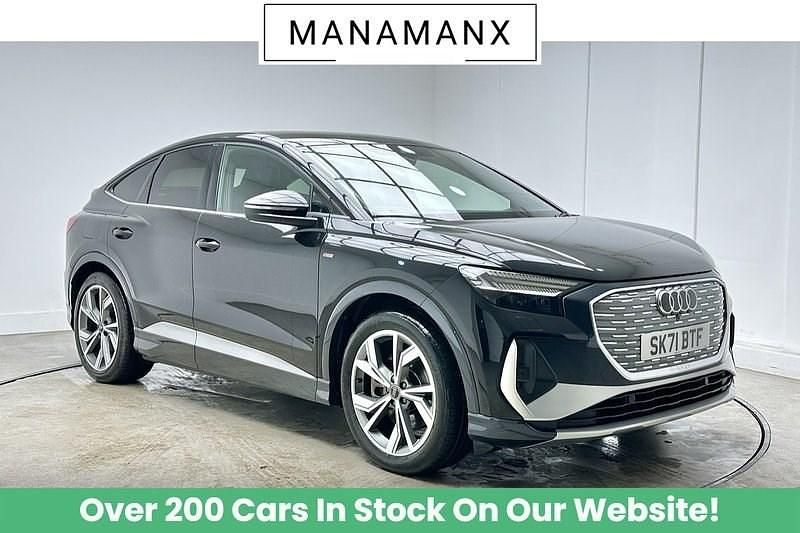 Black Used 2021 Audi Q4 e-tron Comfort SUV | £22,390 (Good price) - Image 1/3