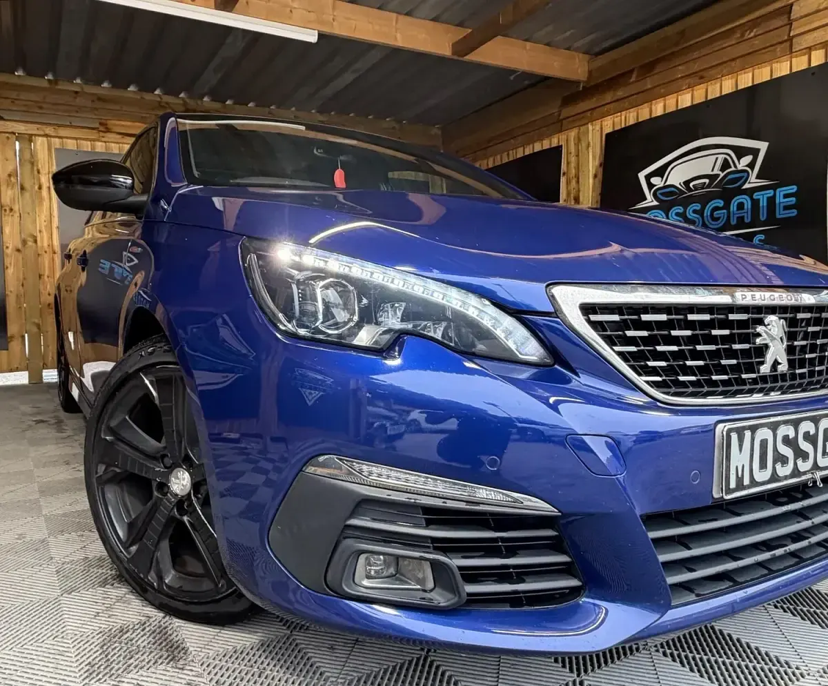 Used Peugeot 308 GT-line 2017 Blue Hatchback
