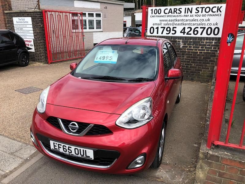Used Nissan Micra Acenta 2015 Red Hatchback