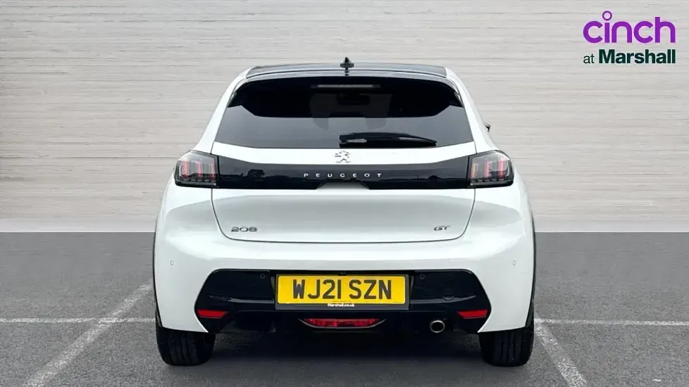 Used Peugeot 208 GTi 100 HP (73 kW) 2021 White Hatchback