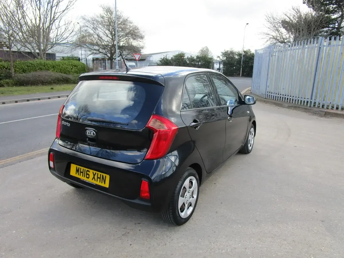 Used Kia Picanto 66 HP (48 kW) 2016 Black Hatchback