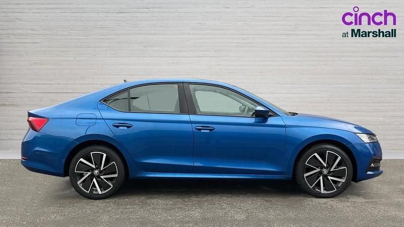 Used Skoda Octavia SE Technology 204 HP (150 kW) 2021 Blue