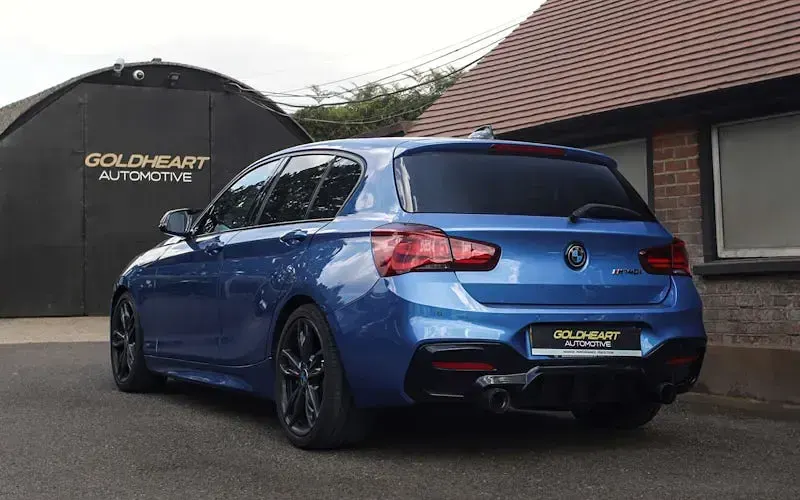 Used BMW M140 M Sport 340 HP (250 kW) 2018 Blue Hatchback