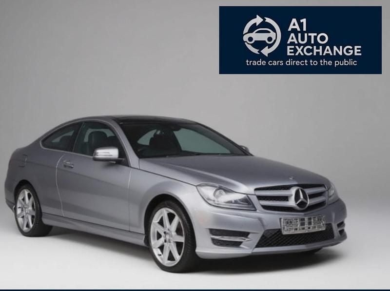 Silver Used 2014 Mercedes C180 Sport Edition Coupe | £3,995 (Fair price) - Image 1/4