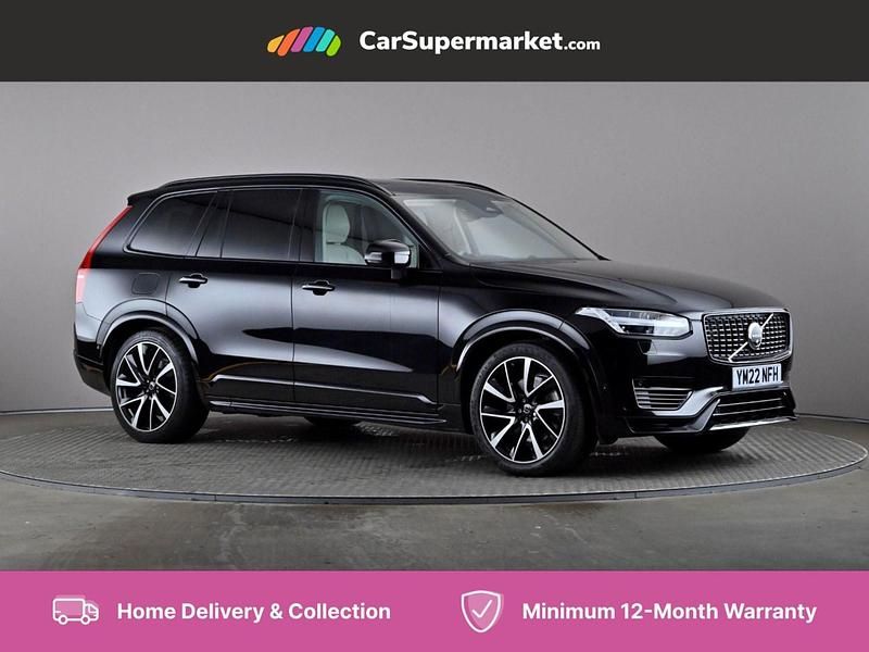 Black Used 2022 Volvo XC90 Ultimate SUV | £42,187 (Good price) - Image 1/4