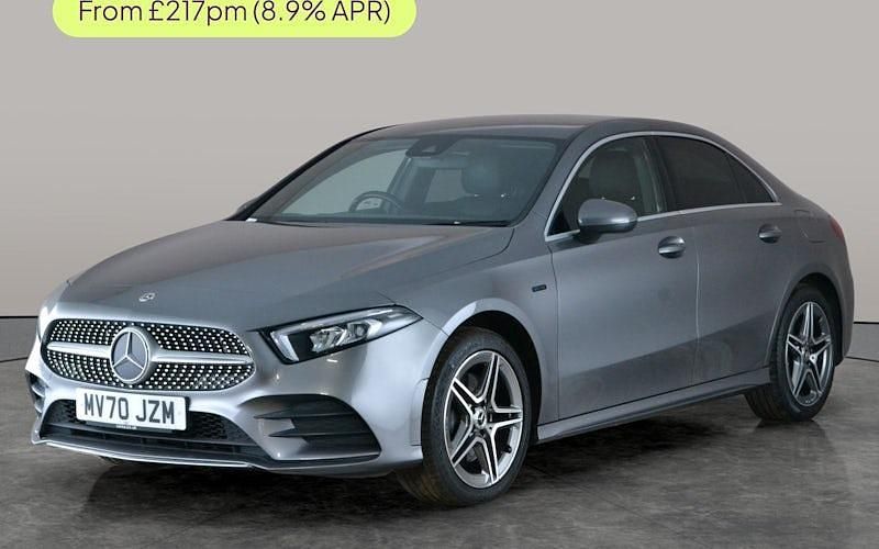 Used Mercedes A250 AMG line 218 HP (160 kW) 2020 Grey Sedan