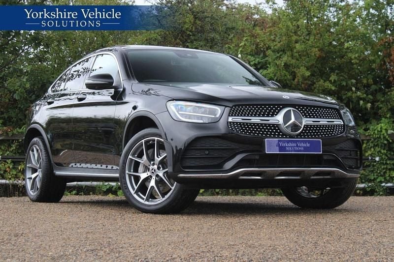 Black Used 2023 Mercedes GLC300e AMG line Coupe | £34,989 (Fair price) - Image 1/4