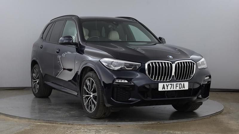 Black Used 2021 BMW X5 M Sport SUV | £41,799 (Good price) - Image 1/4
