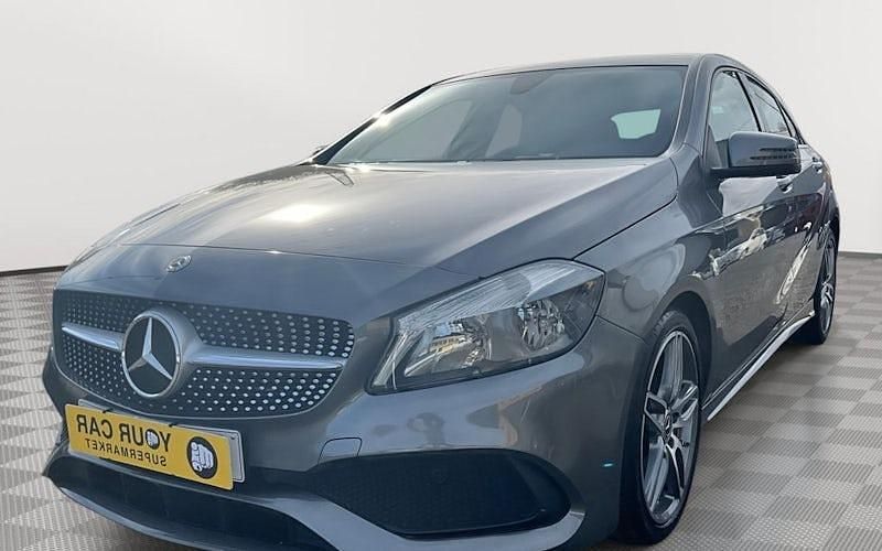 Used Mercedes A200 AMG line 136 HP (100 kW) 2017 Grey Hatchback