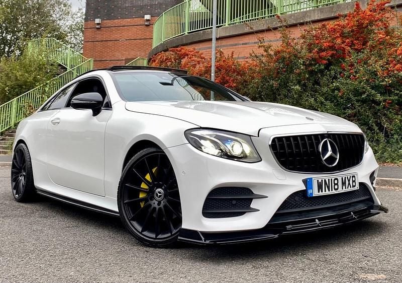 White Used 2018 Mercedes E220 AMG Line Premium Plus Coupe | £18,465 (A bit pricey) - Image 1/4